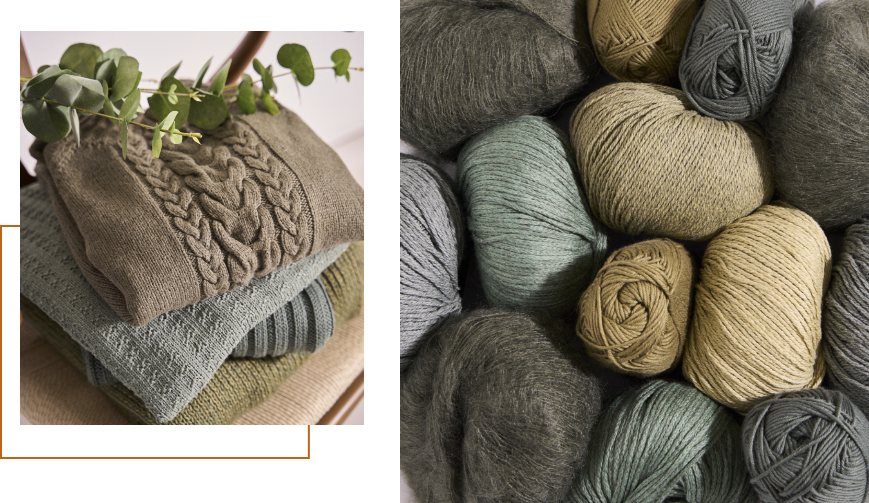 Be Inspired Block Knit Khaki